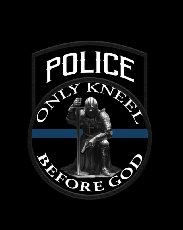 ONLY KNEEL BEFORE GOD - EMBROIDERED PATCH